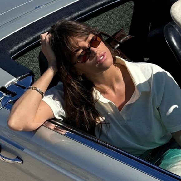 Miu Miu MU11ZSF VAU2Z1 Sunglasses Honey Havana Rectangle Frame - Picture 10 of 13